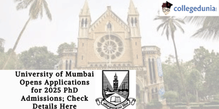 University of Mumbai Opens Applications for 2025 PhD Admissions; Check Details Here